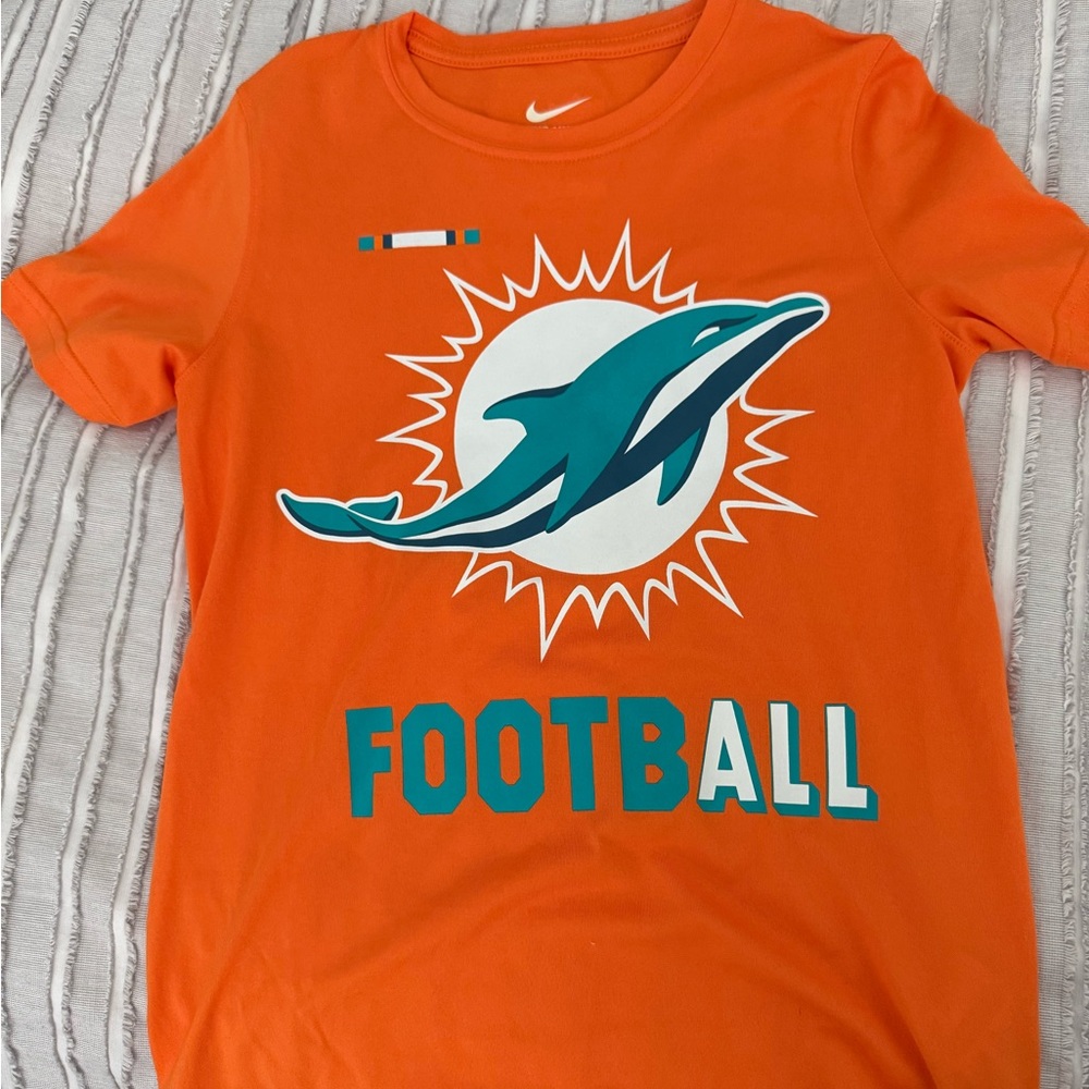 Nike Orange and Blue Short Sleeve Tees